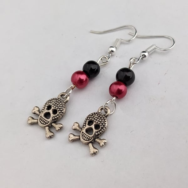 Skull and crossbone earrings