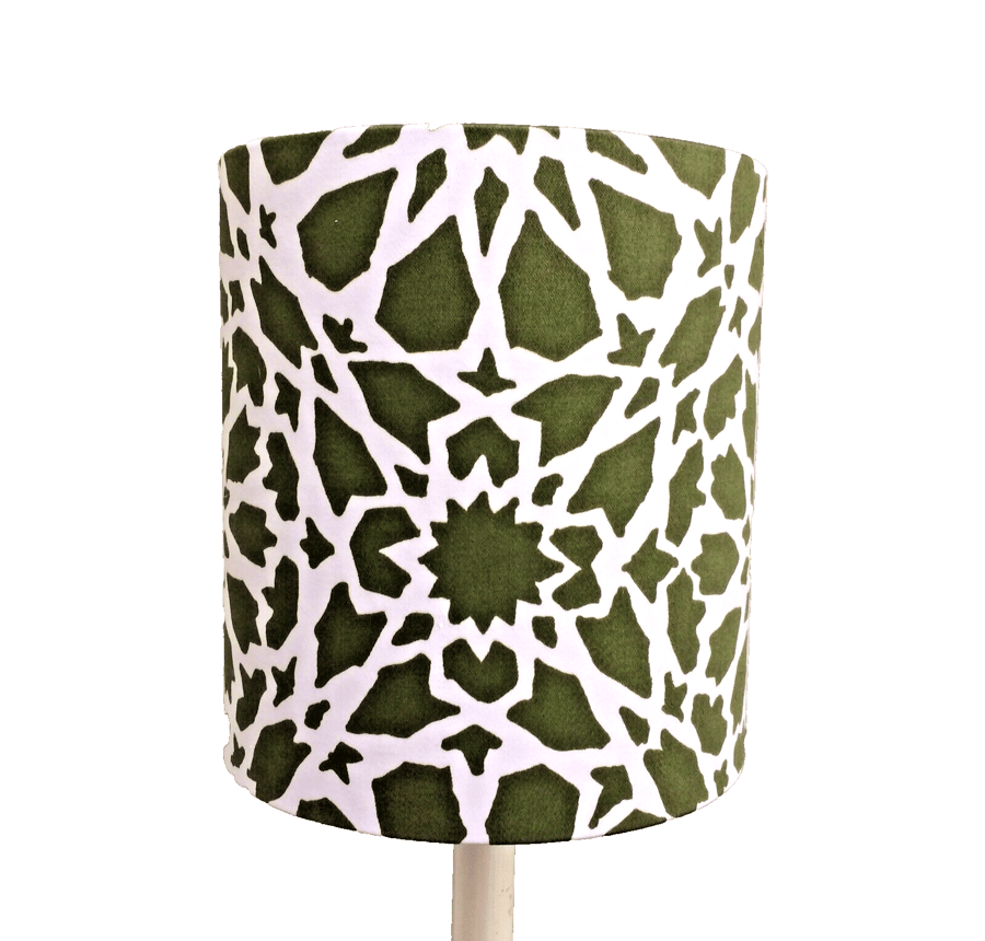 Geometric Pat Albeck Mosaic Osman Vintage Fabric Lampshade option 