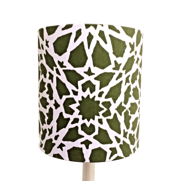 Geometric Pat Albeck Mosaic Osman Vintage Fabric Lampshade option 