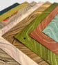 Marbled Paper Sheets A5, A4, A3, A2 - Handmade Fair Trade Metallic Craft Paper - Image 1