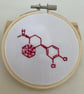 Sertraline mini embroidered wall art