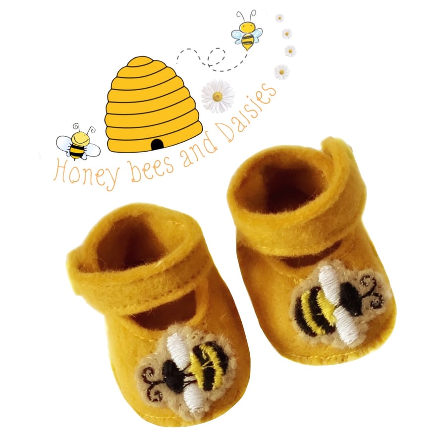 Reserved for Kat - Bumble Bee Shoes