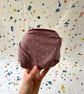Small Lined Inner Tube Bag - Maroon Zip - Prototype - Super Seconds - Image 7