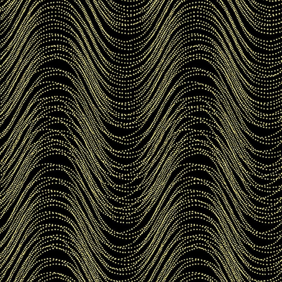 Pansy Noir - Wind Wave  - Benartex 
