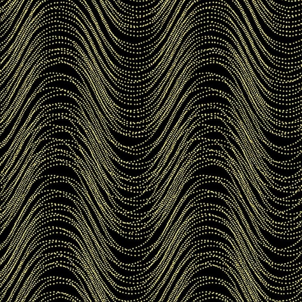Pansy Noir - Wind Wave  - Benartex 