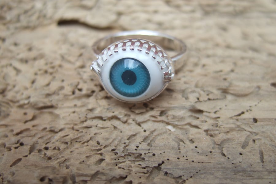 Sterling Silver Eye Ring No.1
