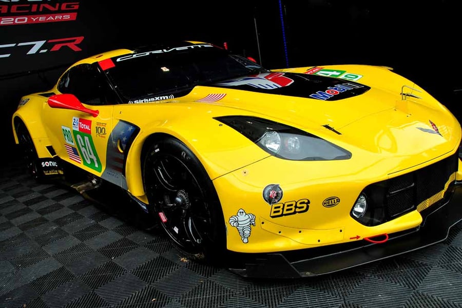 Chevrolet Corvette C7.R no64 Sports Car Photograph Print