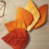 Autumn leaf coaster 