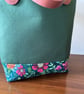 Canvas Bucket bag Floral Shoulder bag. - Image 6