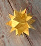  Geometric Star Bauble - Gold - Image 1