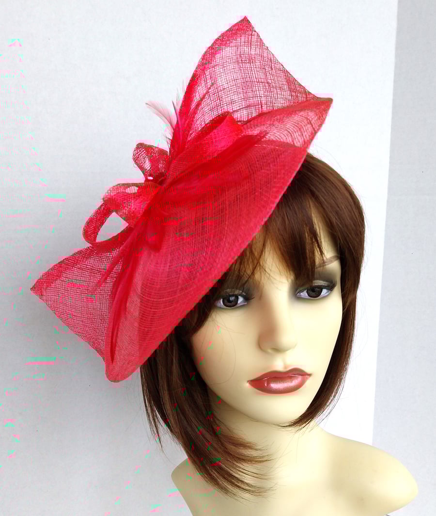 Denise Fuchsia fascinator or hatinator