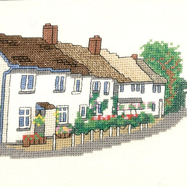 Devon Cottages cross stitch kit