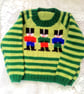 Soldier Patterned Jumper for Babies and Children to 7, Birthday Gift, Baby Gift  - Image 1