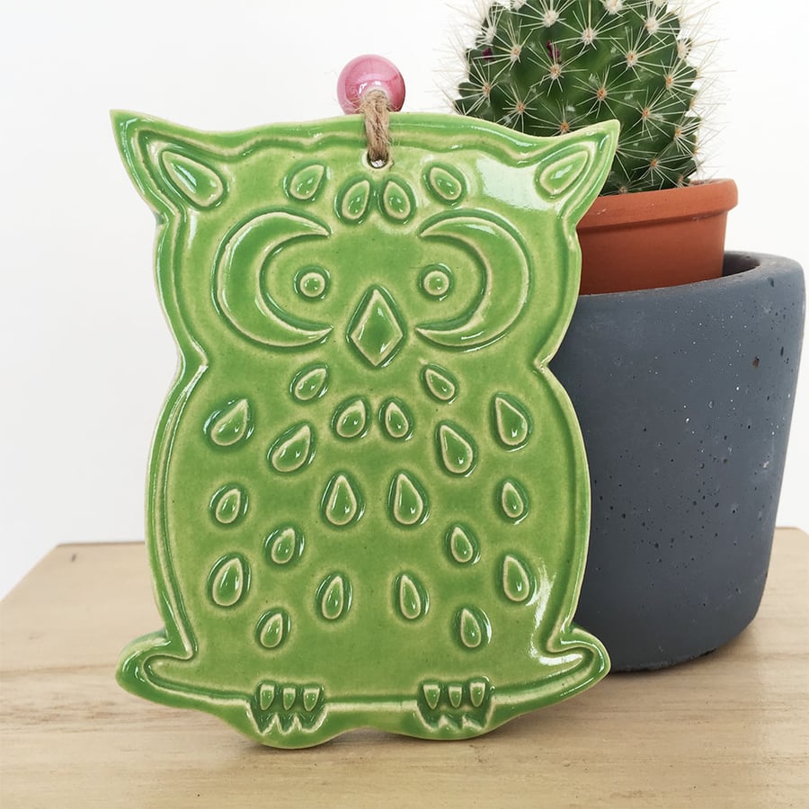 Ceramic Owl decoration 