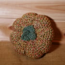 Crochet pumpkin country cottage.  