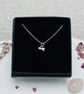Handmade, Petite Silver Arrow Stud Earrings & Pendant Set - Image 10