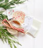 DAISY BURST 3" Hoop Embroidery Kit - Home Sweet Home - flowers pink peach beads  - Image 5
