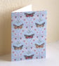 Single Moth Pattern Greetings Card - A6 Size - Image 5