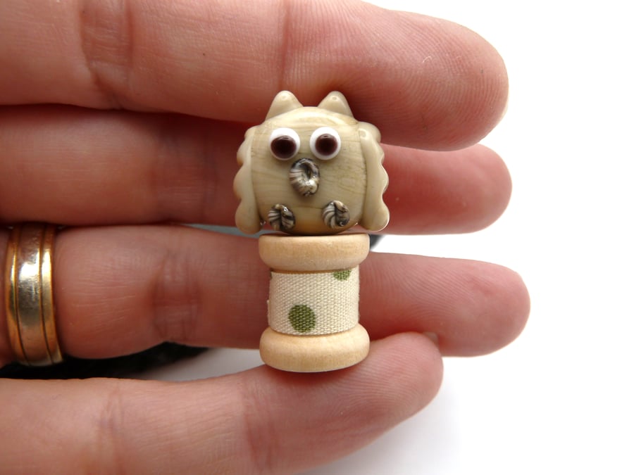 small glass owl gift