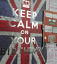 Keep Calm on Your Birthday - Double Decker Bus Card - Image 4