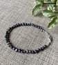 Freshwater Pearl Bracelet, peacock colours - Image 4