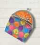 Handmade Coin Purse, Pansies, Fabric Purse - Image 2