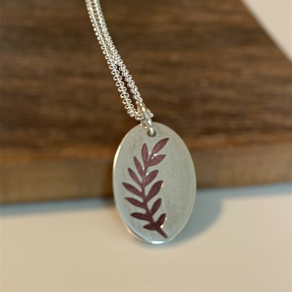 Purple Branches Pendant