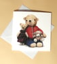 Greetings card - blank - Teddy Bears No.3 - Image 1