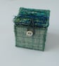 Handmade textile keepsake box with sea bird embroidery  - Image 2