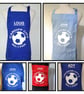 Medium personalised Football No.1 Fan Apron: Championship team colors - Image 1