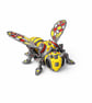 Cyber Bee Fidget Toy Articulated 3D Printed Bee Figure Cute Robot Insect Desk To