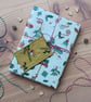 Personalised Fabric Christmas Robin Gift Tag Hanging Decoration  - Image 1