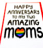 Anniversary Card For Two Mums, LGBTQ Anniversary Card For 2 Moms - Image 3
