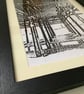 Original Monochrome Print Framed Unique One of a Kind Eco Friendly Blackpool - Image 5