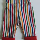 Trousers, 6-9 months, striped Trousers, Summer trousers, summer clothes