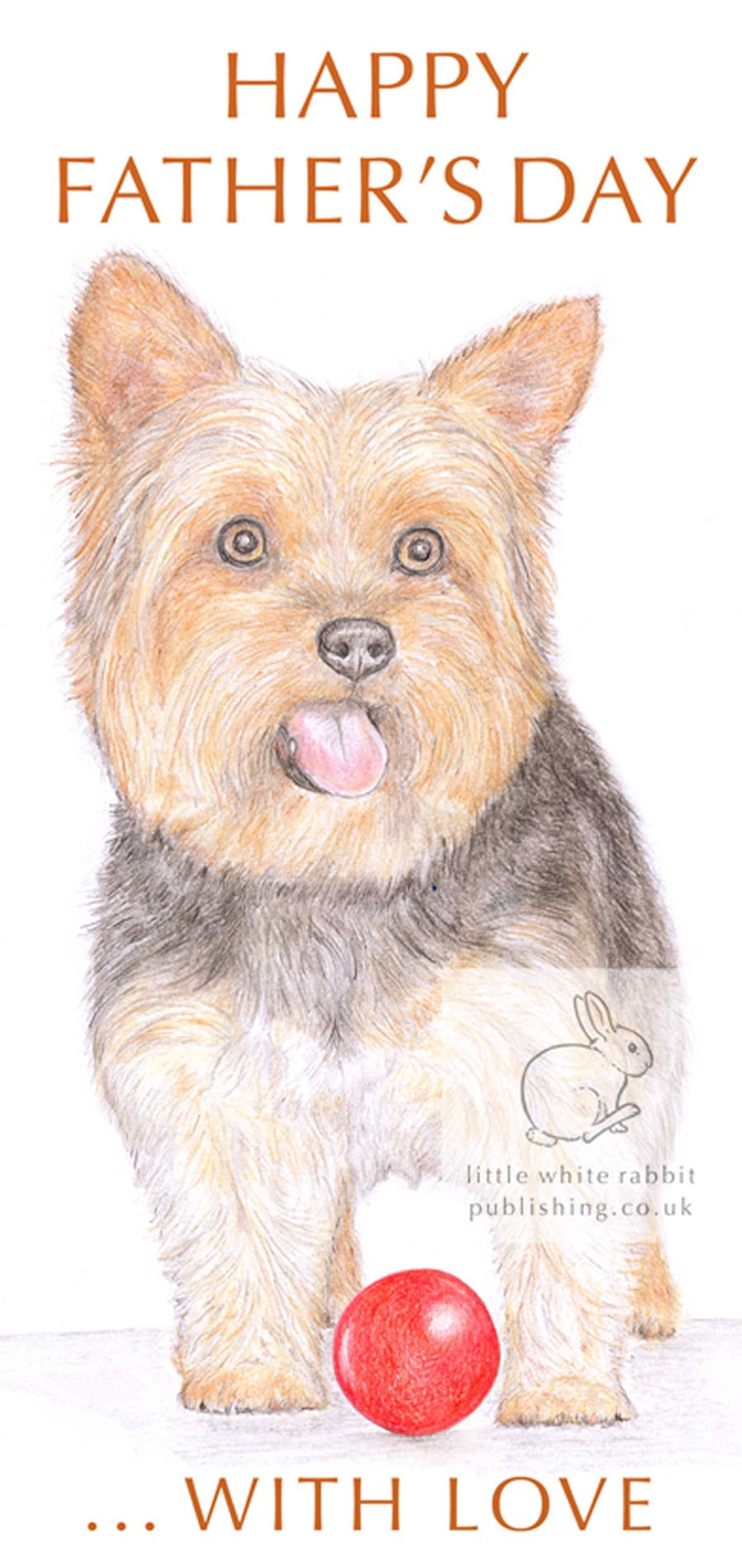 Dennis the Yorkie - Father's Day Card