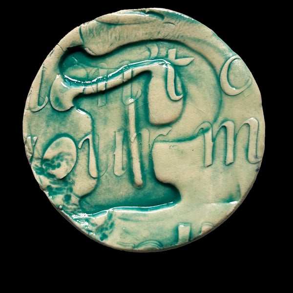 Ceramic Decorative Fridge Magnets, Keepsakes: Alphabet: Letter P