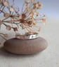 Sterling Silver Hammered Band Ring for Finger or Thumb - Image 5