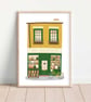 Bookshop Art Print - A5, A4, A3 Print