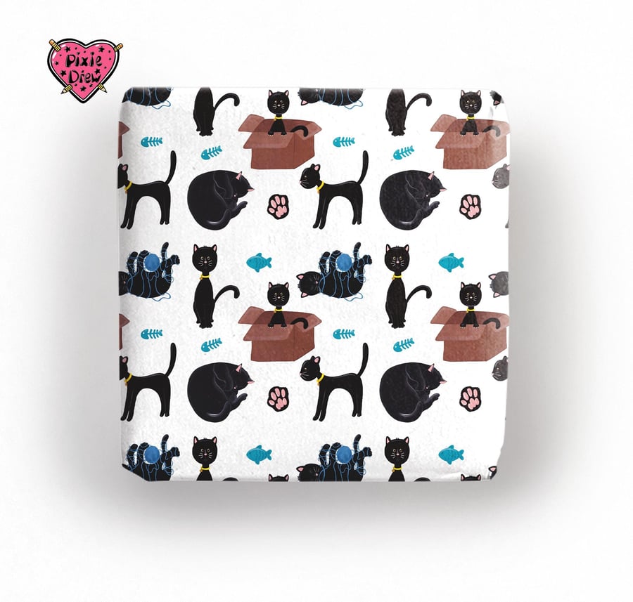 Black Cat wrapping paper
