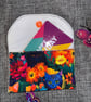 Gift Card Wallet Purse, Bright Multi Cat Design - Image 3