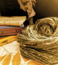 First Snow hand spun yarn - recycled wool - 100 yards - Image 4
