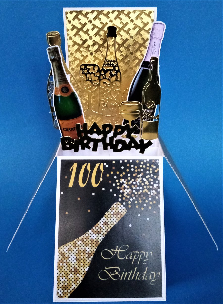 Men's 100th Birthday Card