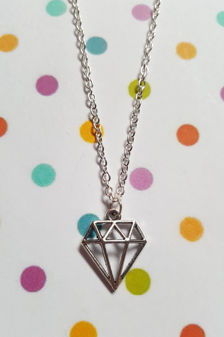 Diamond Gem Necklace (Chain) 