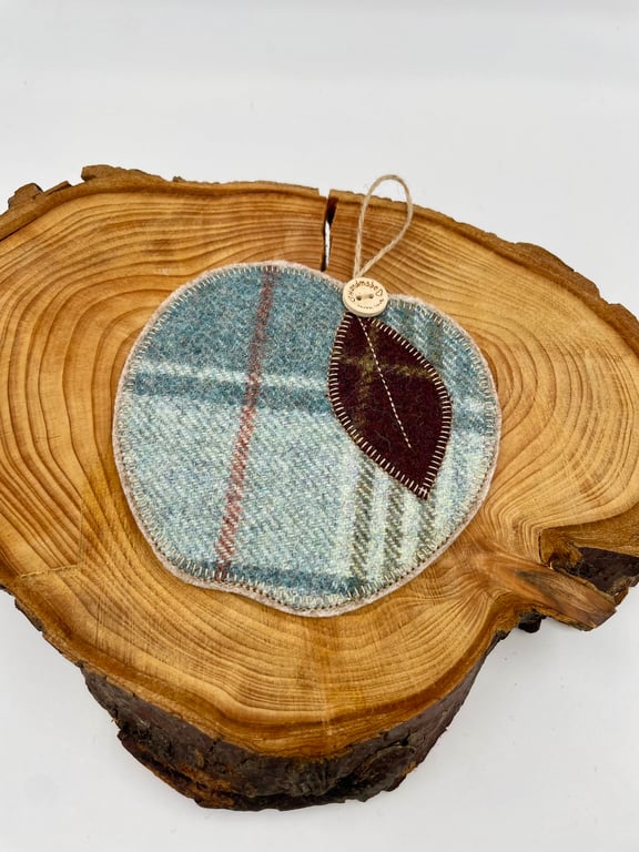 Scottish tweed mug rug, coaster