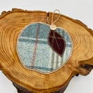 Scottish tweed mug rug, coaster