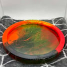 Forest flame resin tray