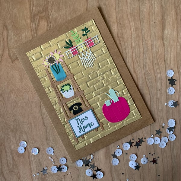 Handmade New Home Card