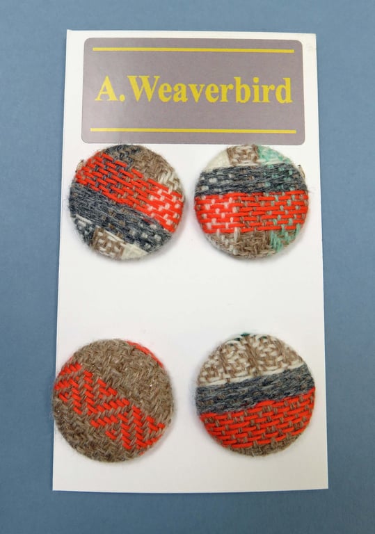 Unique Fabric Covered Buttons