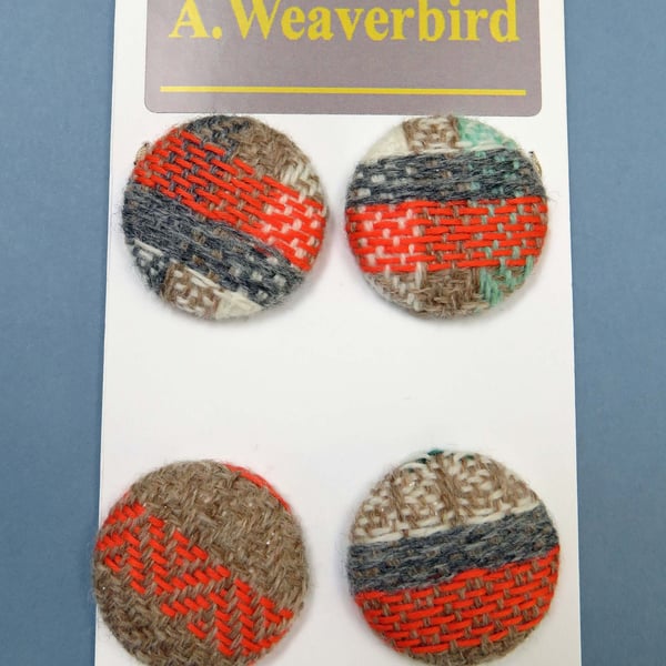 Unique Fabric Covered Buttons